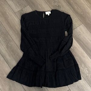 Cleobella Textured Black Dress